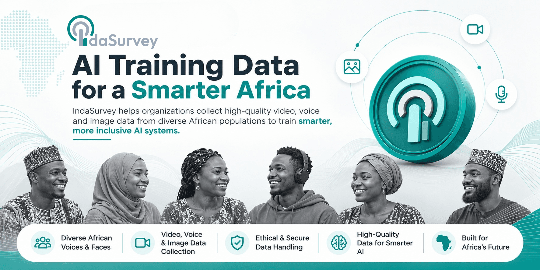 African data contributors supporting a responsible AI training-data workflow